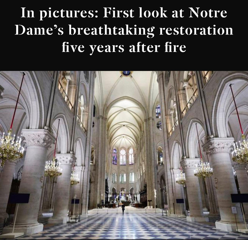 Notre Dame Kilisesi Restorasyonu